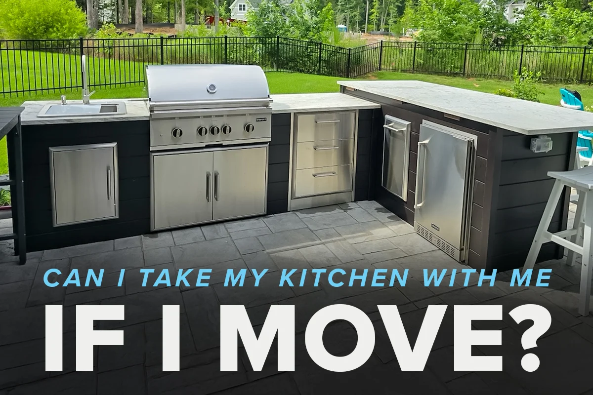can i take an rta outdoor kitchen with me when i move?