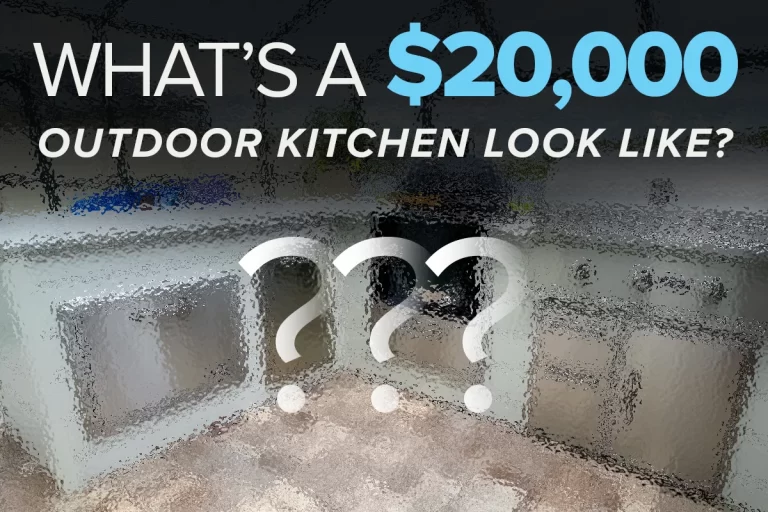 what type of outdoor kitchen can I get for $20,000?