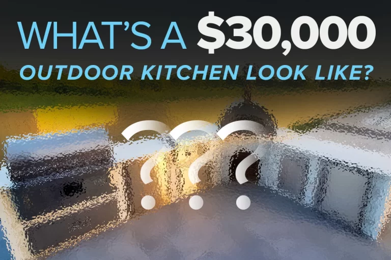 what type of outdoor kitchen can I get for $30,000?