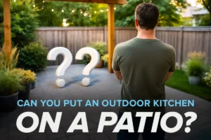 can i put an outdoor kitchen on my patio?