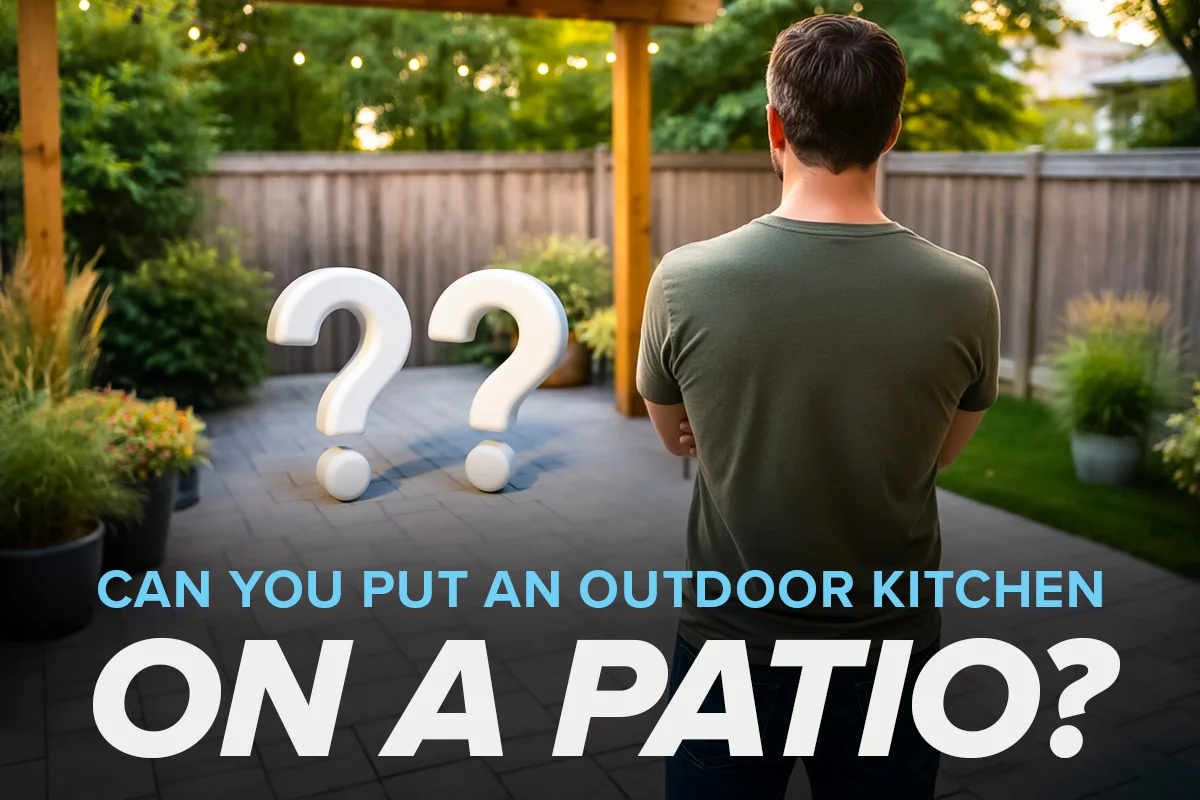 can i put an outdoor kitchen on my patio?