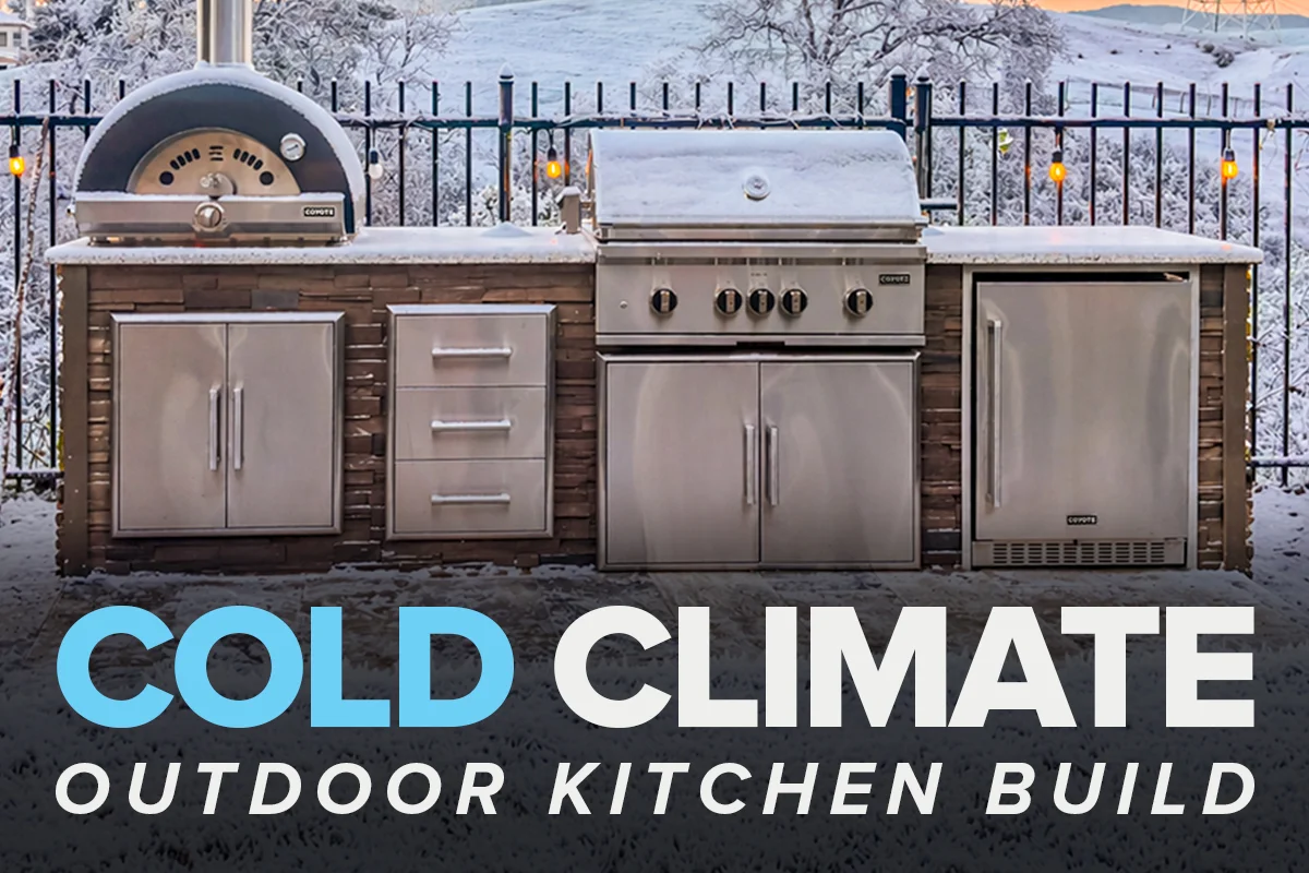 what is the best outdoor kitchen build for a cold climate?