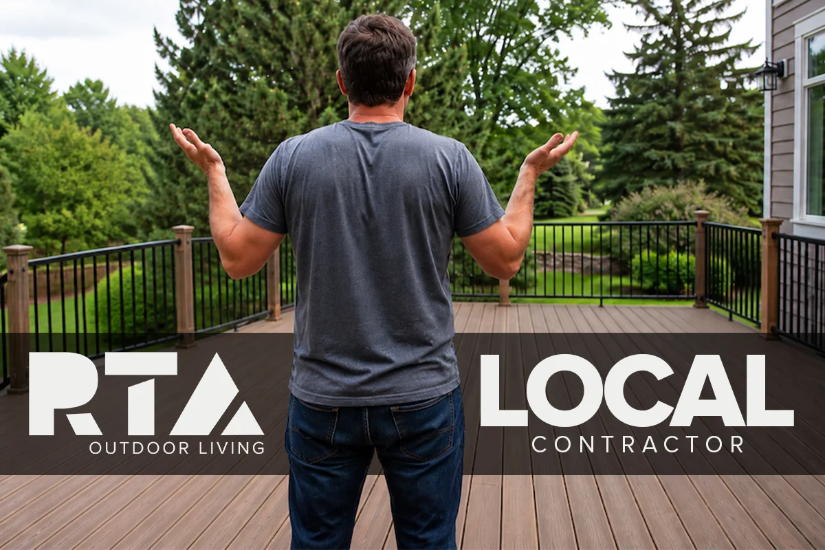 rta outdoor living vs local contractor