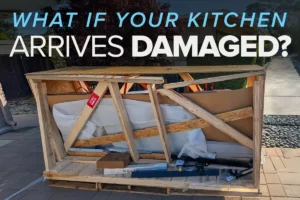 what happens if my rta outdoor kitchen shows up damaged?