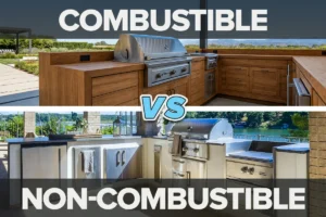 combustible vs non-combustible what does it mean for your outdoor kitchen