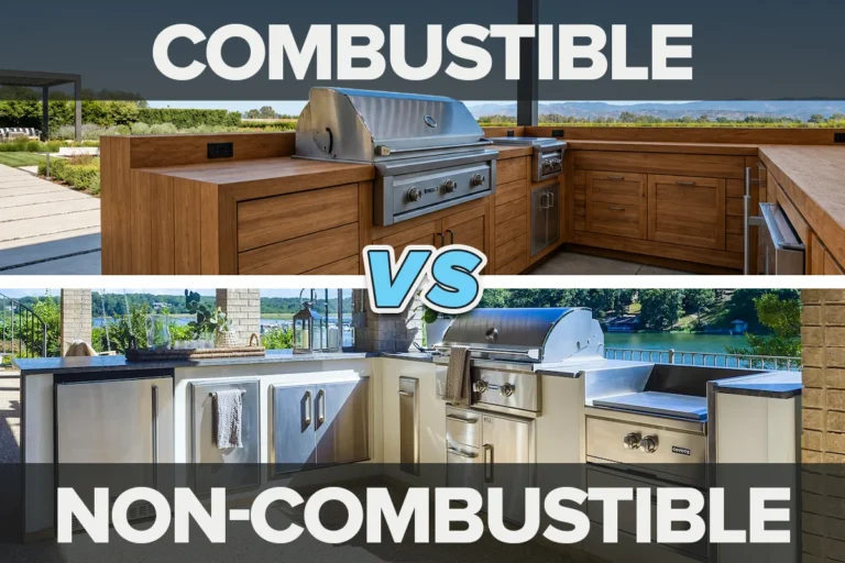 combustible vs non-combustible what does it mean for your outdoor kitchen