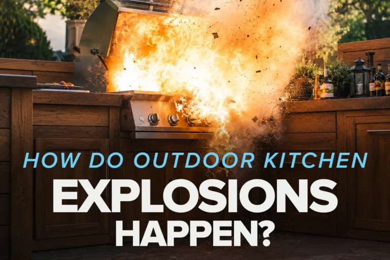 how do outdoor kitchen explosions happen?
