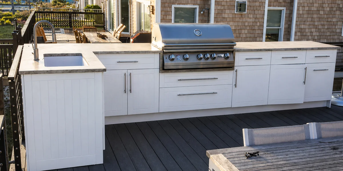 how will heat affect plastic outdoor kitchens over time?