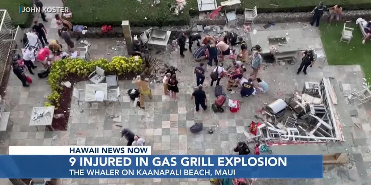 outdoor kitchen explosion in hawaii