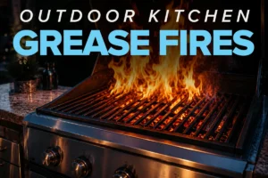 outdoor kitchen grease fires the easiest prevention nobody knows