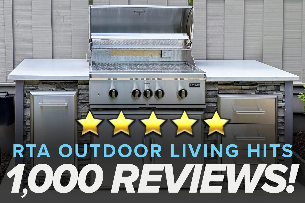 rta outdoor living hits 1,000 reviews!
