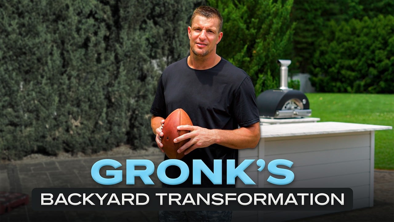 Gronk Reveals His New Outdoor Kitchen Setup Gronk Reveals His New Outdoor Kitchen Setup