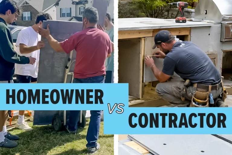 homeowner vs contractor: who's responsible for outdoor kitchen safety?