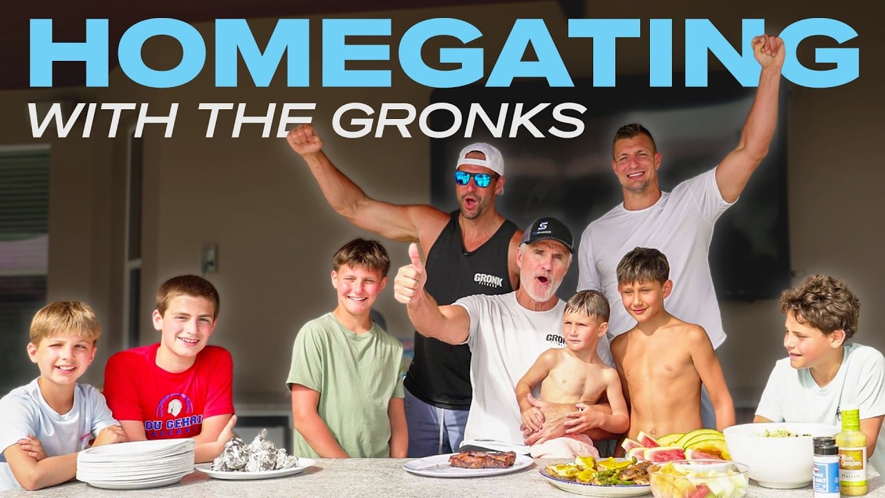 How to Homegate Like Gronk! Ultimate Outdoor Kitchen & Grilling Tour How to Homegate Like Gronk! Ultimate Outdoor Kitchen & Grilling Tour